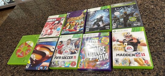 Xbox 360 games almsot new