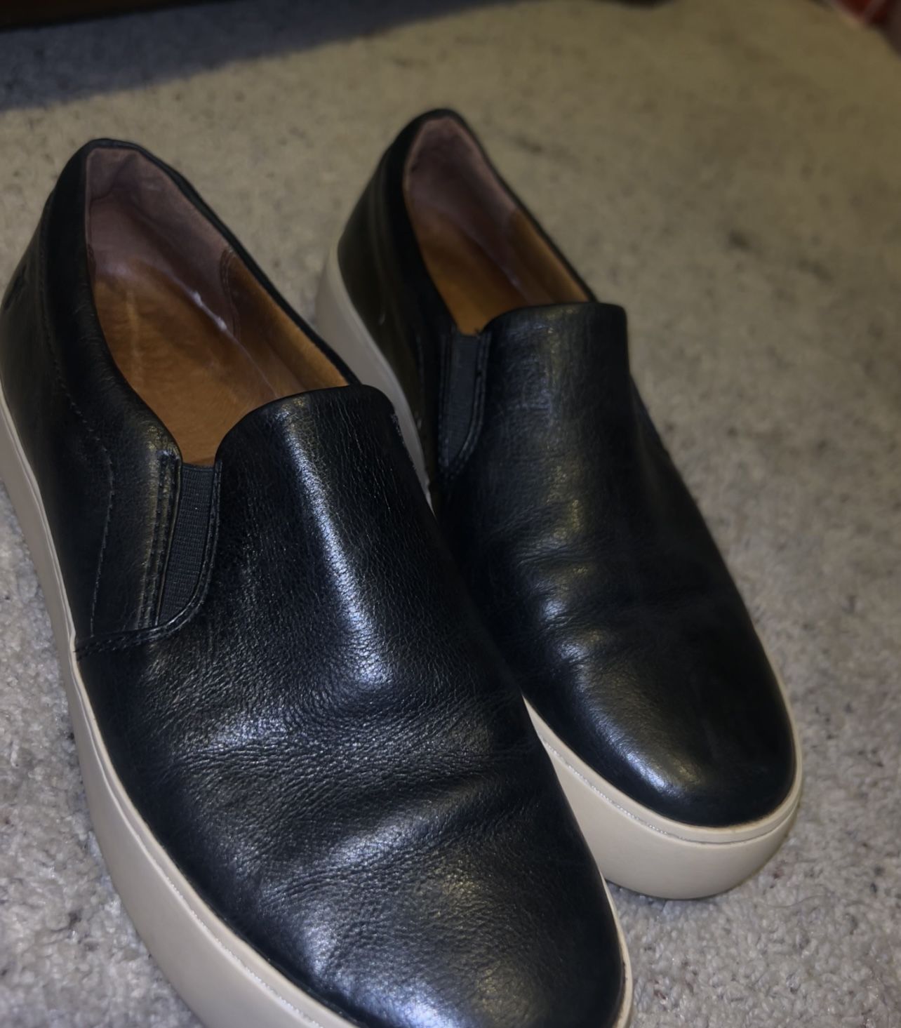 Frye Women’s Lena Leather Slip on sneakers 