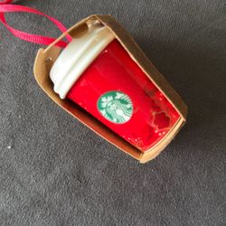 3" Starbucks Christmas Ornament
