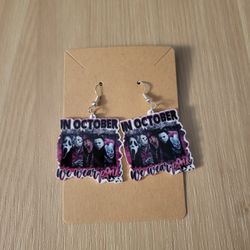Spooky Season Themed Dangling Earrings 