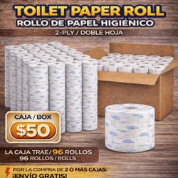 Toilet Paper Rolls/ Rollo De Papel Higiénico