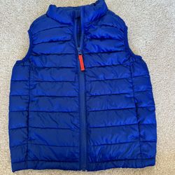 Puffer Vest, Primary, Kids Size 6-7, Excellent Condition
