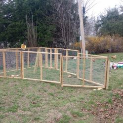 Modular Fence Easy Set Up Minimal Soil Impact 