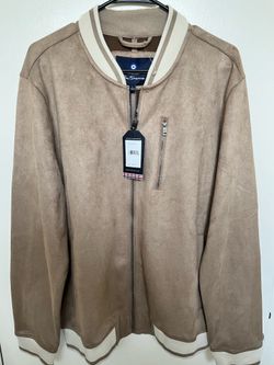 BRAND NEW MENS BEN SHERMAN JACKET SZ LARGE BIEGE