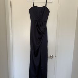 Wedding Guest Navy Blue Dress Size 4