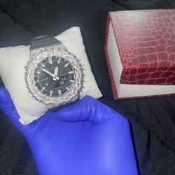 Black Thorn Moissanite G‑Shock 