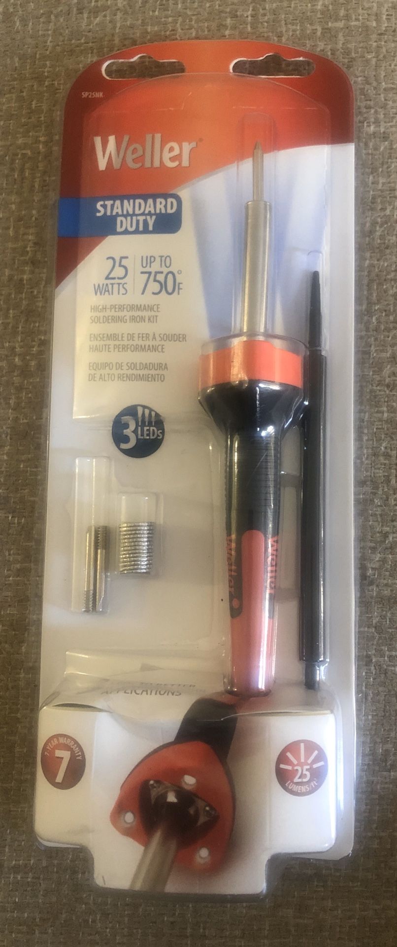 Weller 25-Watt Standard Duty Soldering Iron Kit