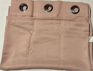 Light Pink Blackout Curtains 40"W x 63"L (Pack of 2)