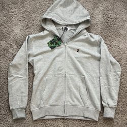 Bape One Point Full Zip Up Hoodie