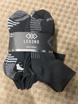 Legend Men's Athletic Quarter cushion Socks 15 pairs