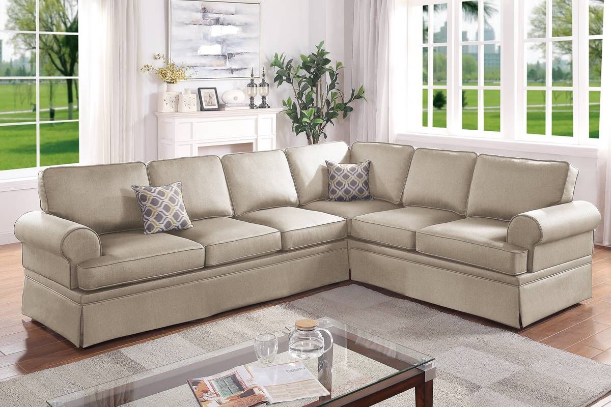 2pc Sectional Sofa Set @Elegant Furniture