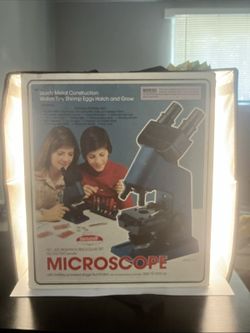 Vintage 1976 Skilcraft Microscope Set