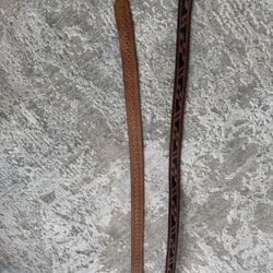 Leather Belts Handmade Vintage & Banana Republic Braided Belt