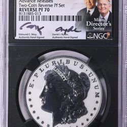 2023-S Morgan Silver Dollar "Advance Releases" TOP GRADE NGC Rev Proof 70