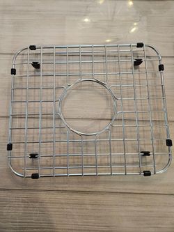 Sink Protector Stainless Steel Kitchen Sink Bottom Grid, Rack(13"x11")