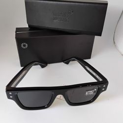 Mont Blanc 52-Black Sunglasses $130