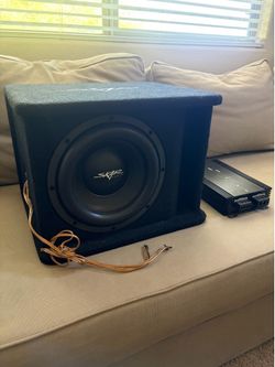 Skar Audio Single 10” 1200W Sub Box and Amp