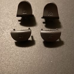 Replacement genuine PS4 L2, R2, L1, and R1 buttons