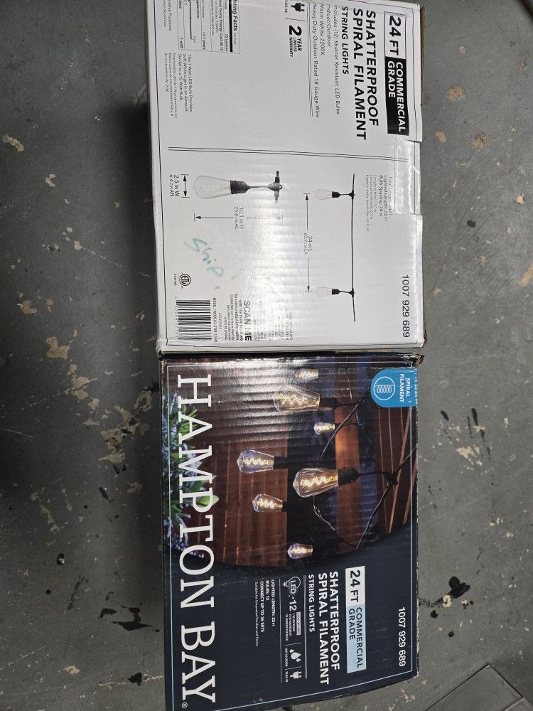 24ft Outdoor String Lights