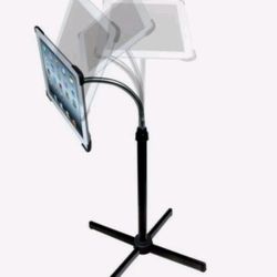 CTA DIGITAL PAD-AFS Height Adjustable iPad/Tablet 7-13" Floor Stand EUC