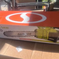 Sunjoe 16 inch cordless chainsaw