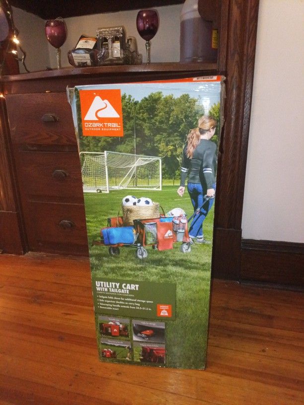 Outdoor Utility Cart With Tailgate Ozark Trail Outdoor Equipment