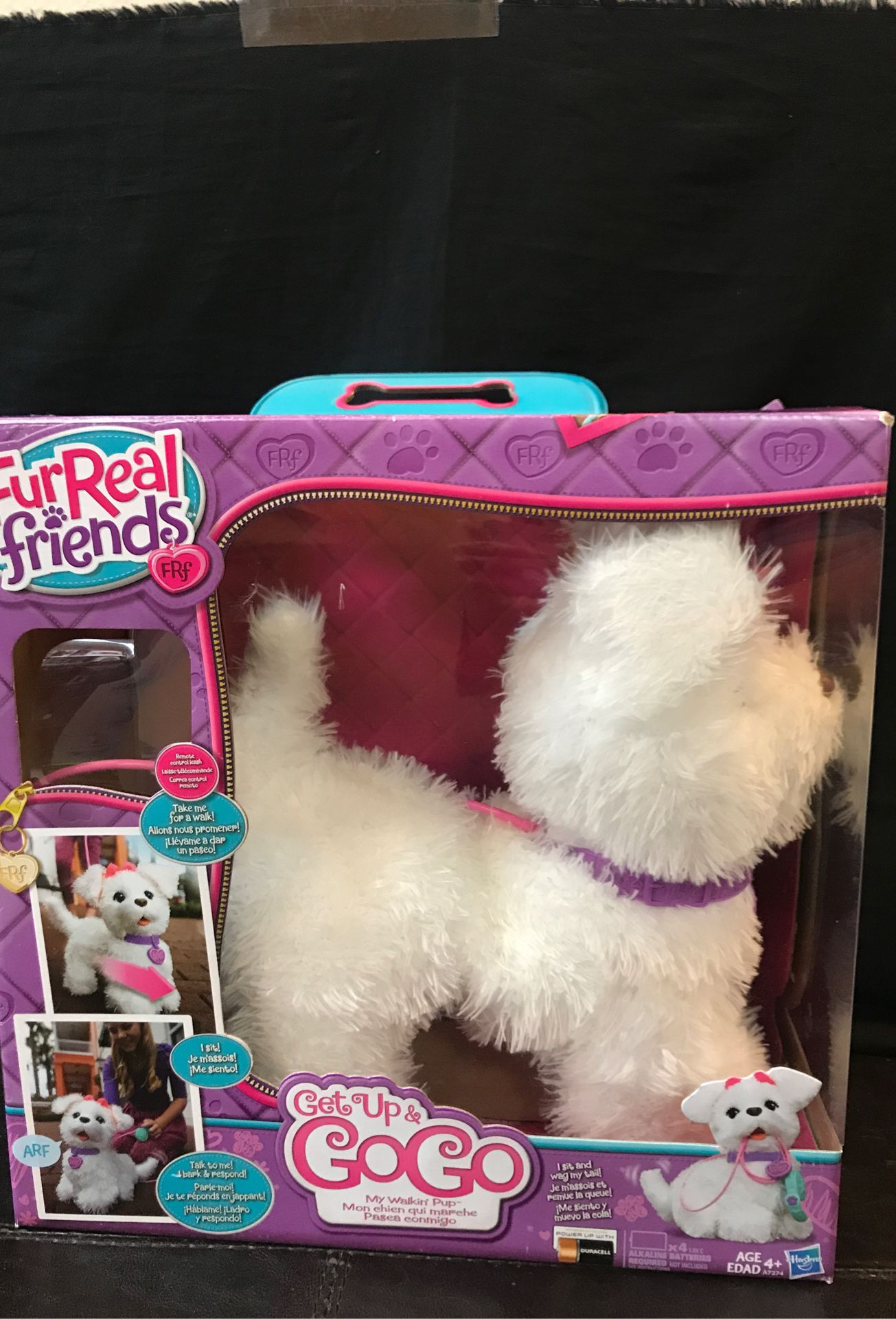 FurReal friends Get up Go Go My Walkin’ Pup.