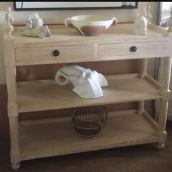 Beautiful Indonesian Wood Console Table