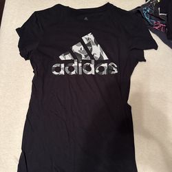 Adidas Badge Of Sport Classic Camo Logo Graphic Top