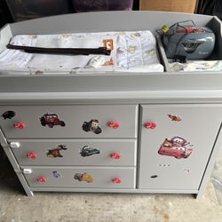 Changing Table that Converts to a Dresser