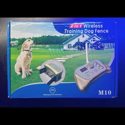 Wireless Outdoor Fence Dog Containment Training Intelligent 2-in-1 System  M10
