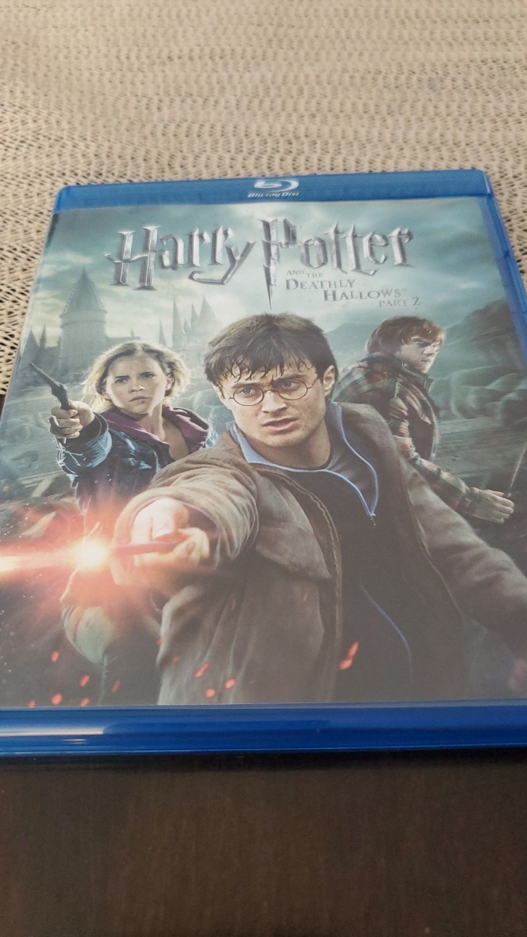 Harry Potter and the Deathly Hallows Part 2 (blue ray) DVD