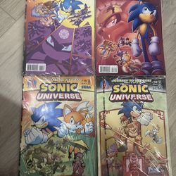 4 Cómics coleccionable de la serie Sonic Universe "Journey to the East”