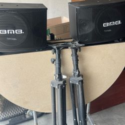Bmb Speakers With Stands 