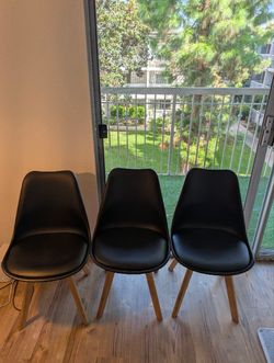 IKEA dining chairs - set of 3