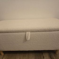Boucle Storage Ottoman