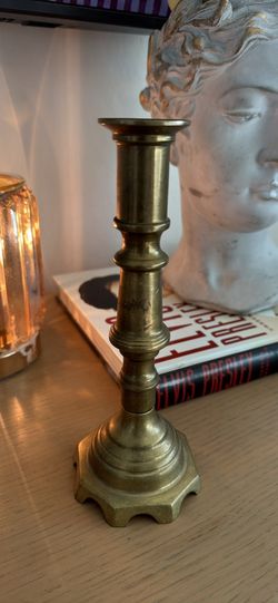 Vintage brass candle holder