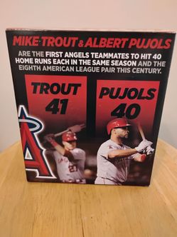 Mike Trout & Albert Pujols Angels Bobblehead Box
