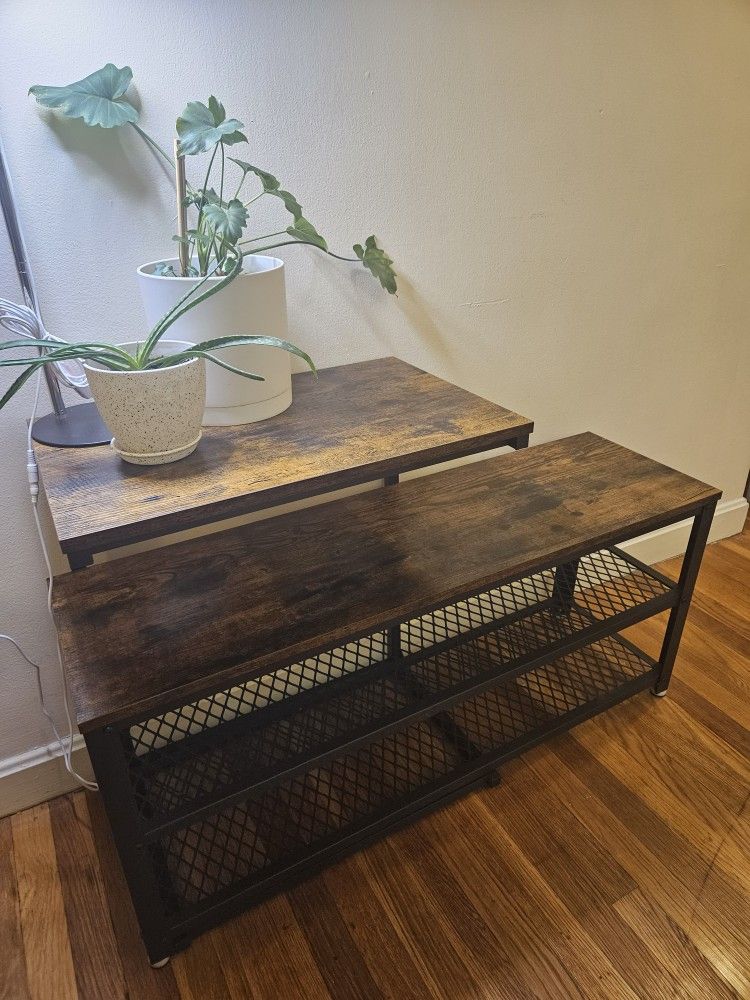 Shelf Storage $30 & End Table $18