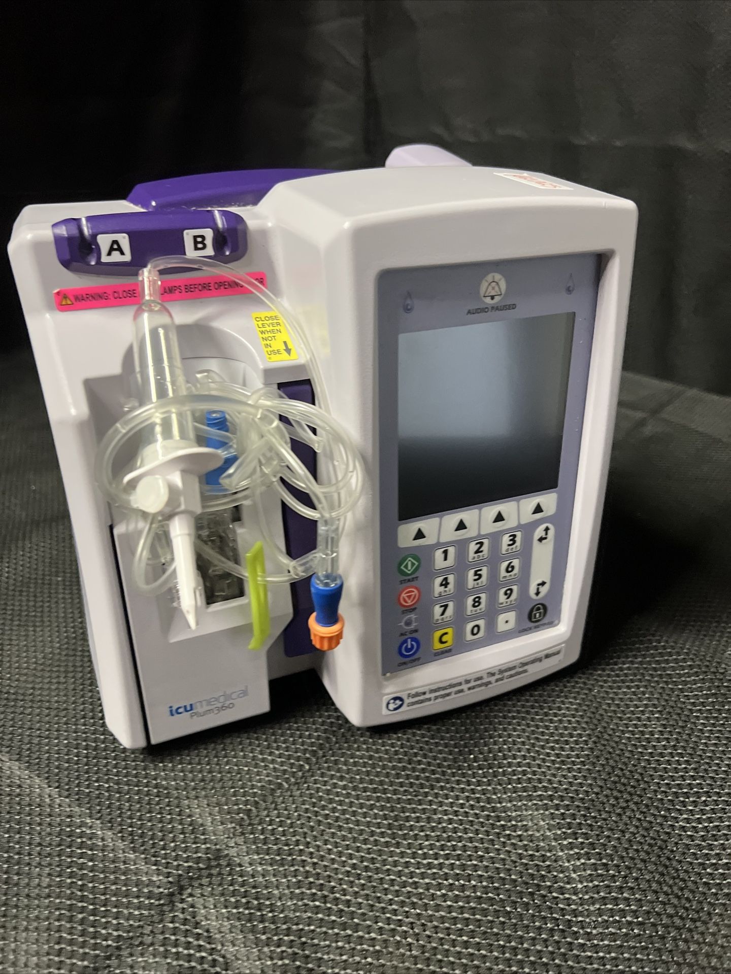 ICU Medical Hospira Plum 360 Infusion IV Pump w