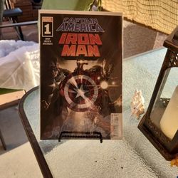 marvel NM captain America Iron Man comic issue 1 unread