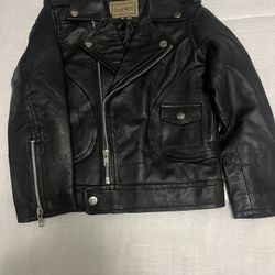 Kids Leather Jacket, New Size Sx 