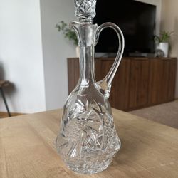 Large Crystal Decanter