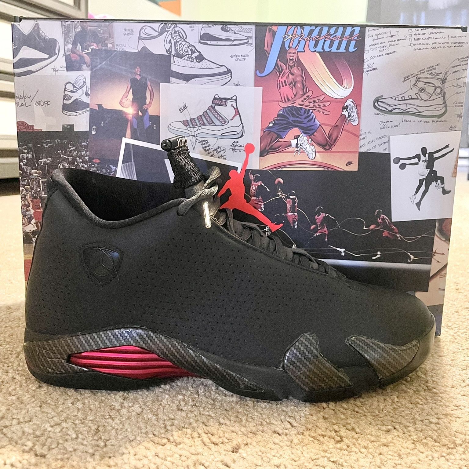 Jordan 14 Anthracite Black Ferrari for Sale in Onalaska WI OfferUp