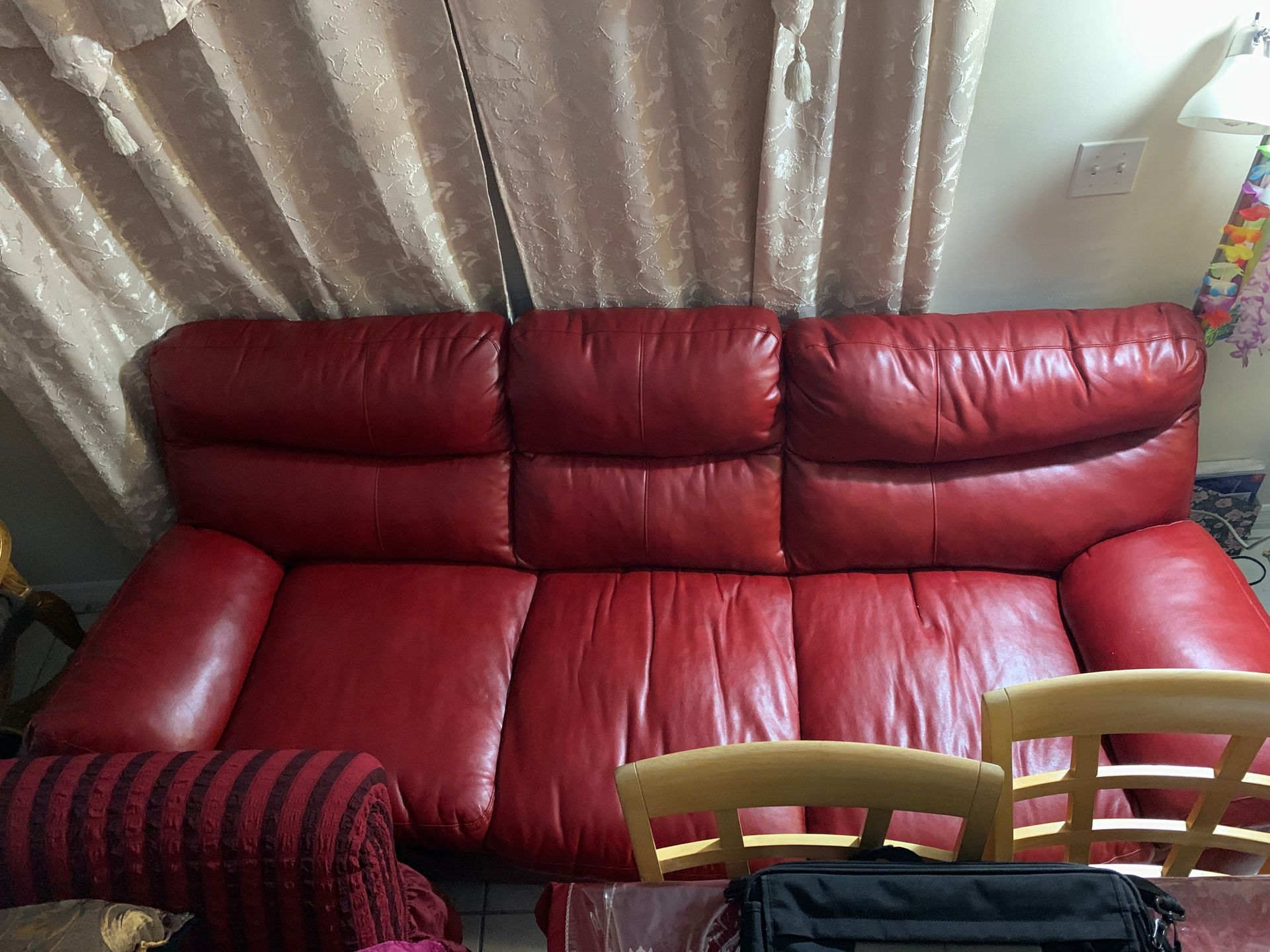 Red couch