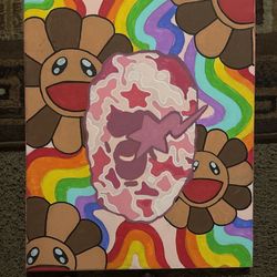 Bape x Takashi Inspired Painting 