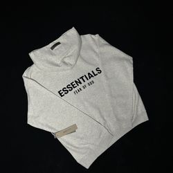 Essential Hoodie Light Oatmeal All Sizes XS-XL