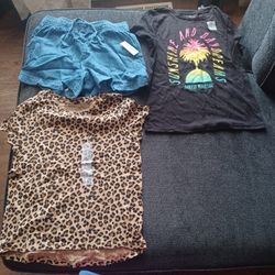 Children's Clothes Large, Extra Large And Small