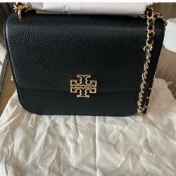 Tory burch leather shoulder bag 