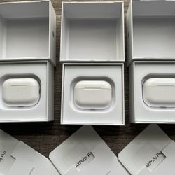 Three AirPod Pros 2nd Generation